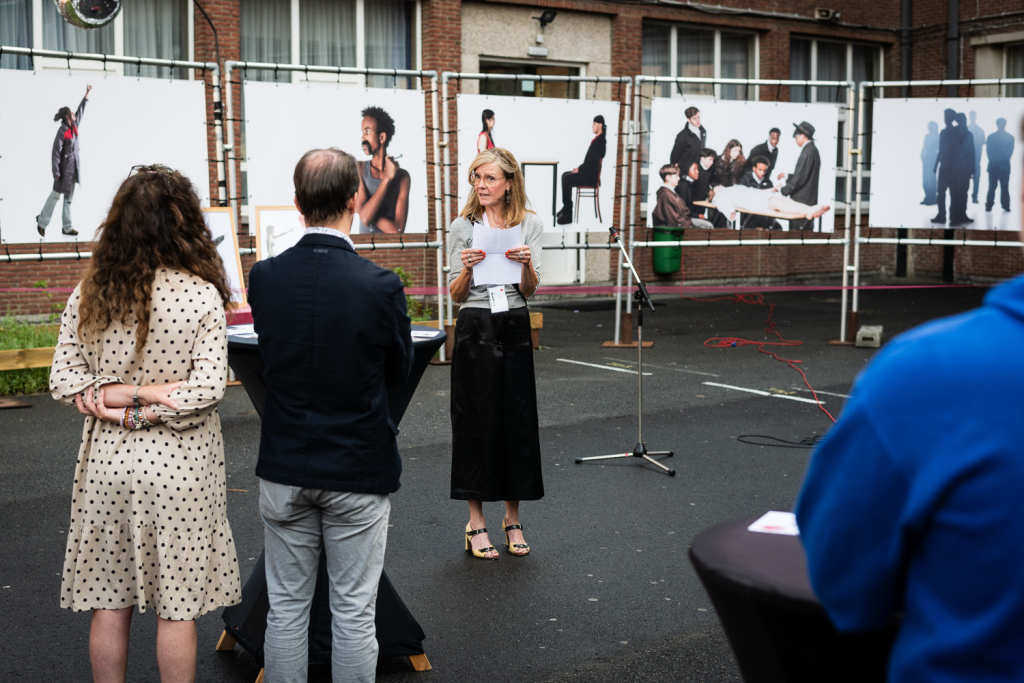 Officiële onthulling van het kunstproject Tableaux vivants